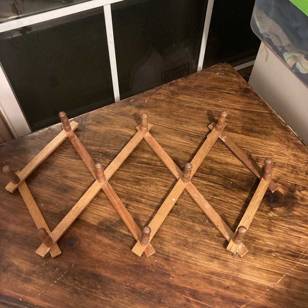 vintage wall rack